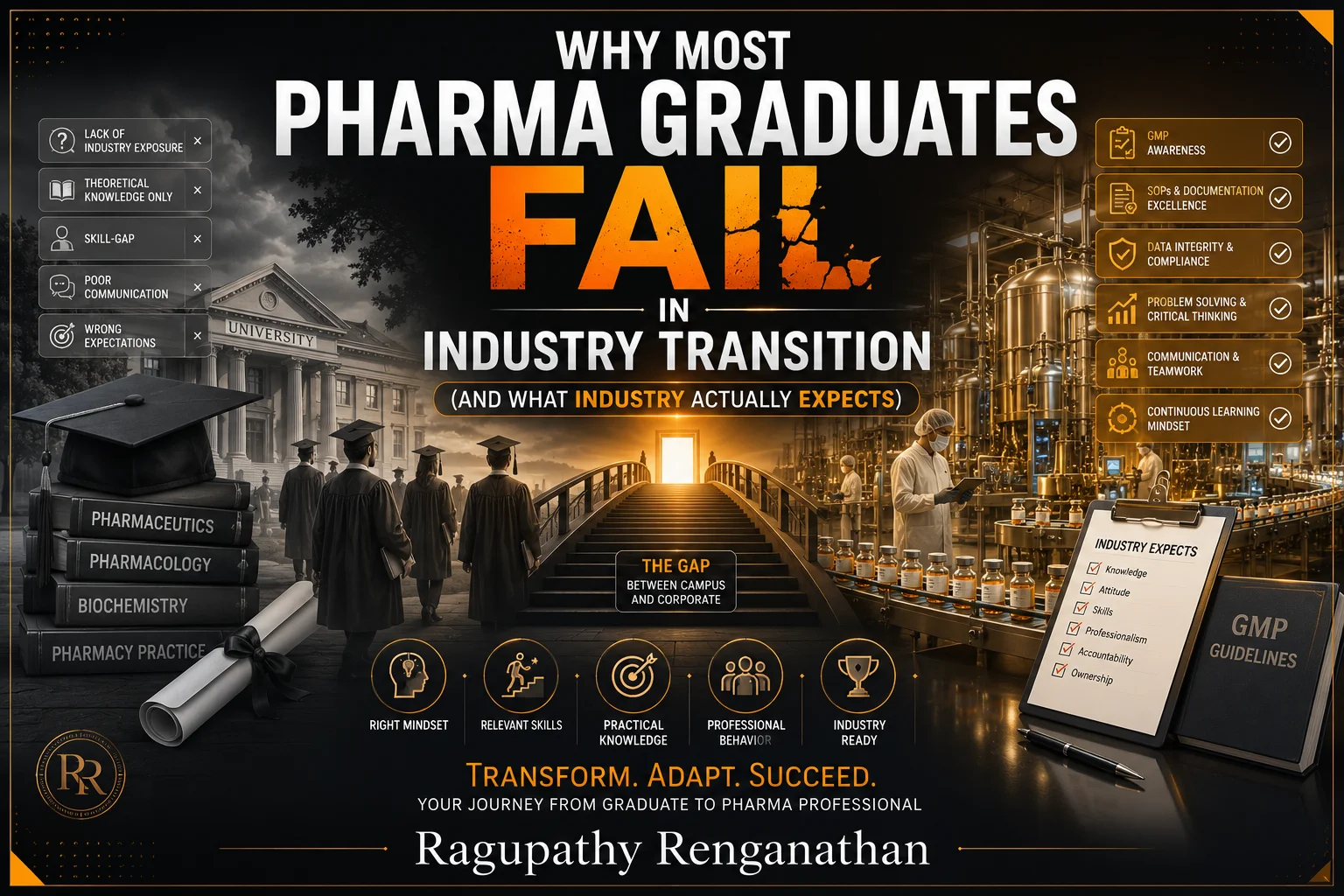 Why Most Pharma Graduates Fail in Industry Transition (And What Industry Actually Expects)