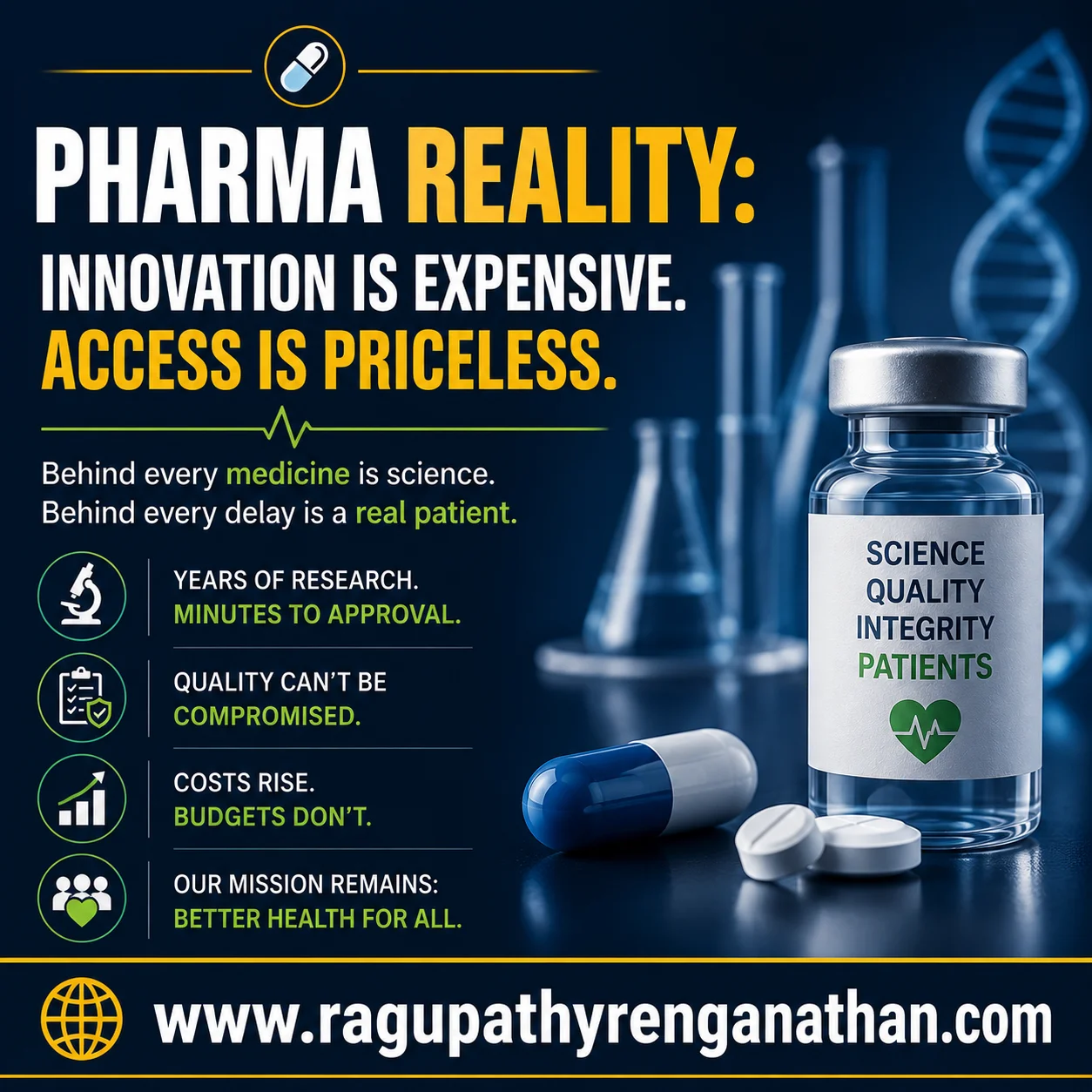 PHARMA REALITY - Innovation is expensive. Access is priceless!